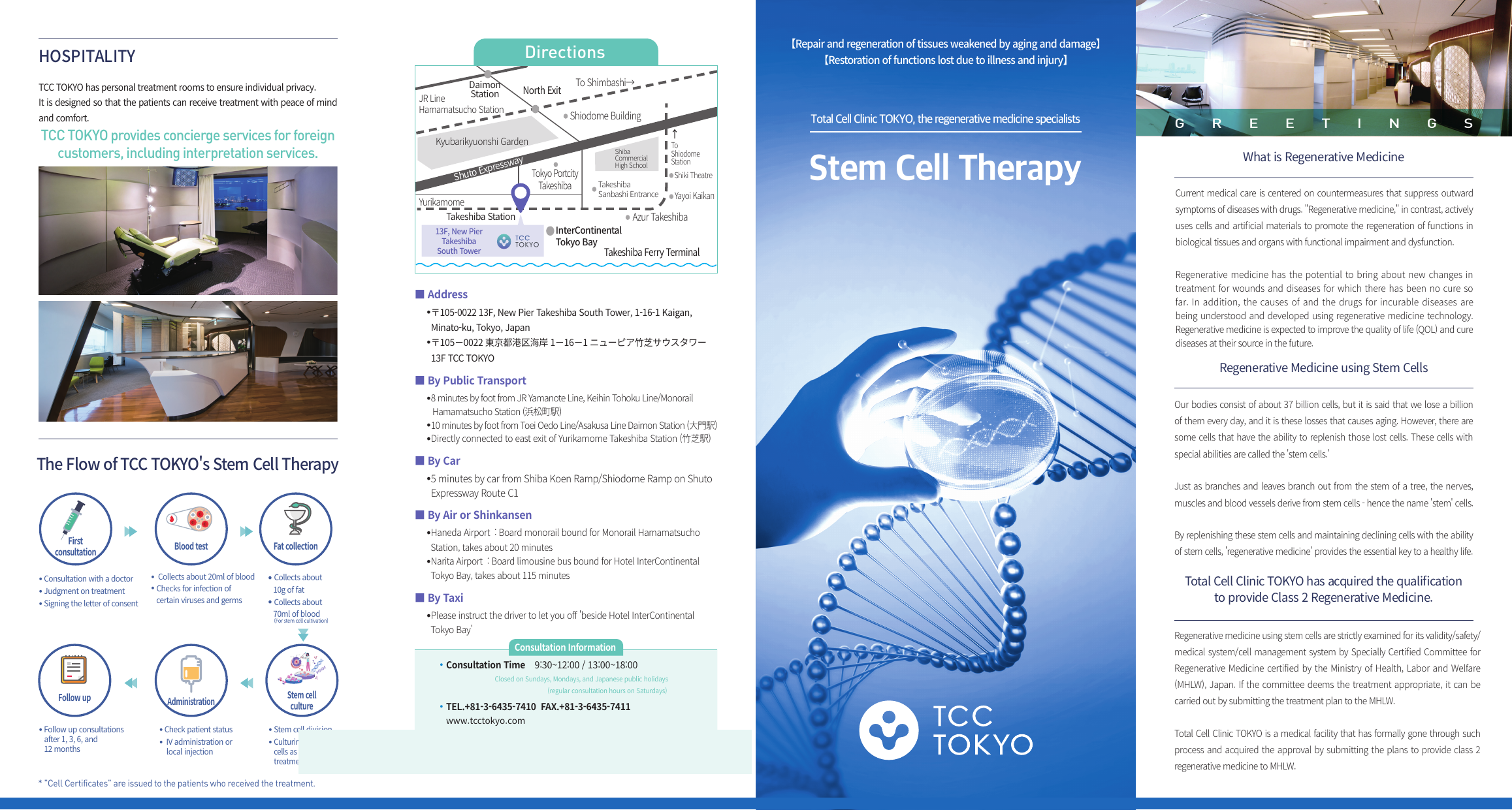 Stem Cell Therapy leaflet front